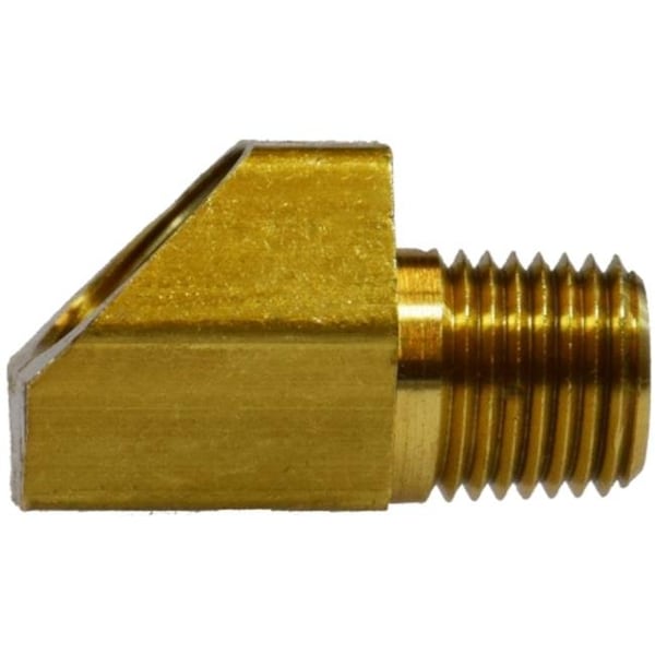 Midland Industries 12077 0.5 x 0.37 in. Female Inverted Flare x MIP 45 deg Elbow 12077 - main